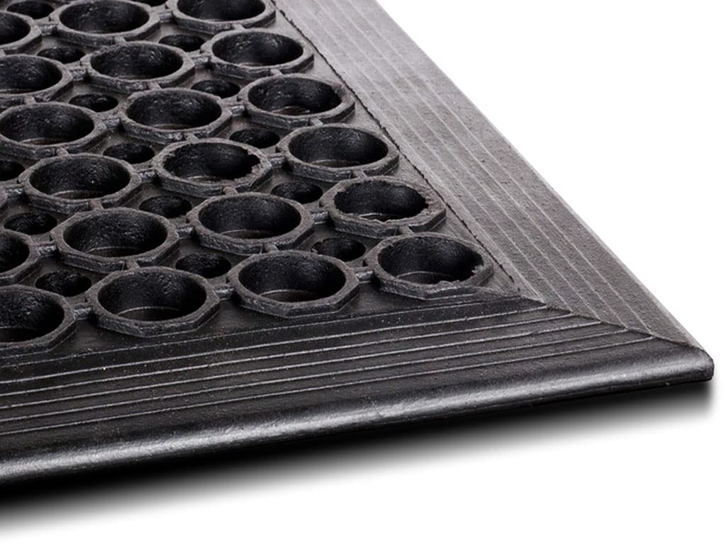 HPFloor Ringgummimatte Wabenmatte 90x150 cm 14 mm ölfest