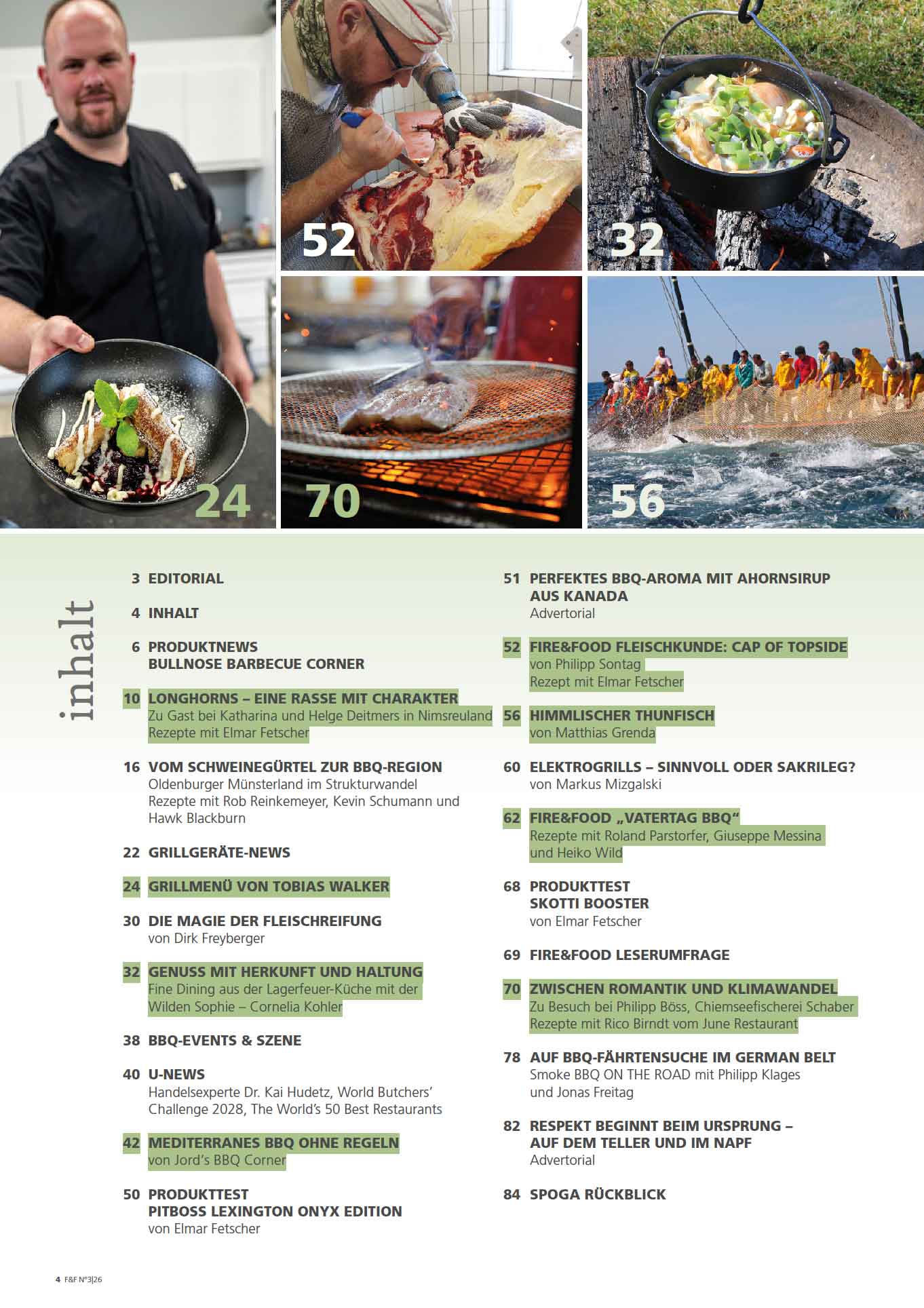 FIRE&FOOD 03/2026 Einzelausgabe Grillmagazin Printausgabe