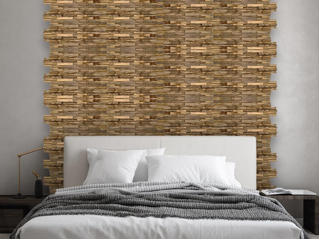 HPFloor Wall Paneling Teak Sakura 65x20 Wandverkleidung 8er