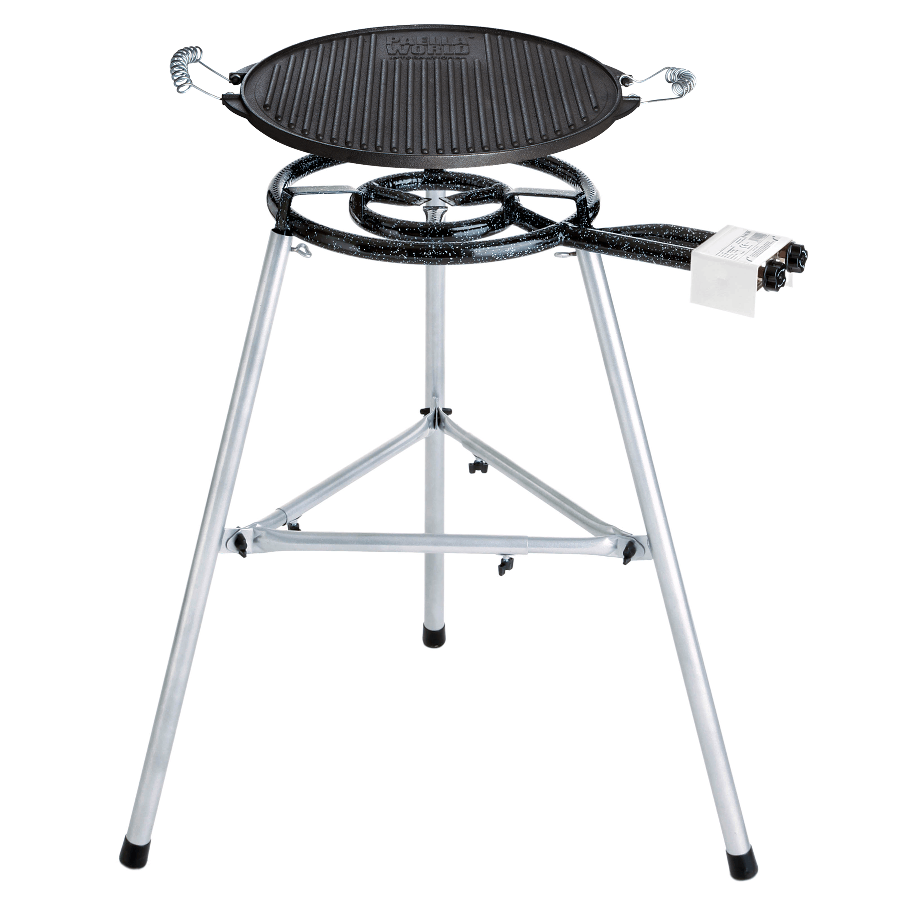 AllGrill Grillzubehör Gussgrillplatten Set 1 Guss 38cm 9kW