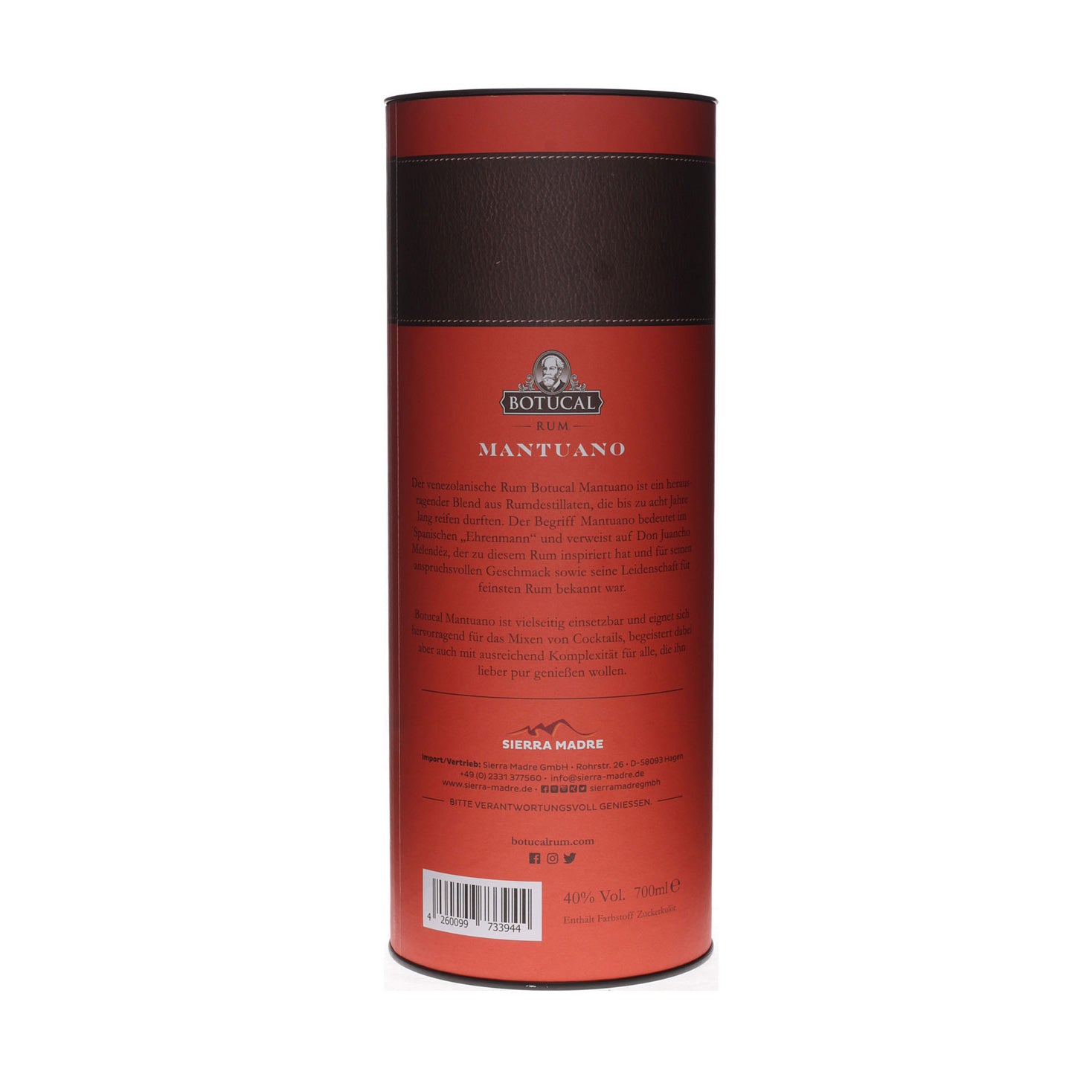 Botucal Mantuano Rum 0,7l Geschenkbox Tumbler 40% Vol