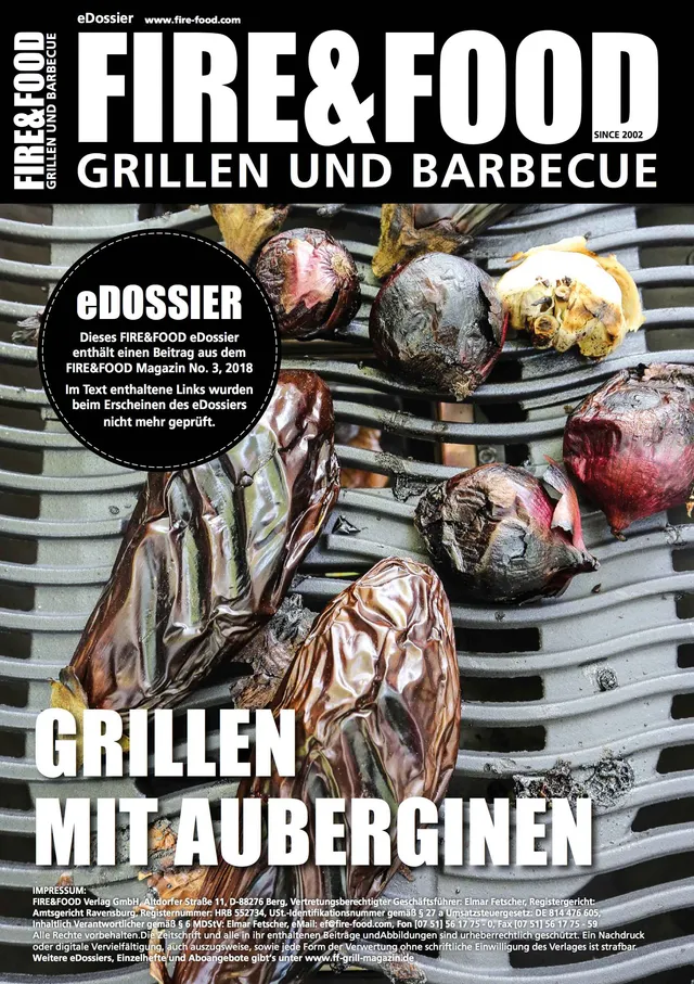 FIRE&FOOD eDossiers Grillen mit Auberginen PDF 8 Seiten