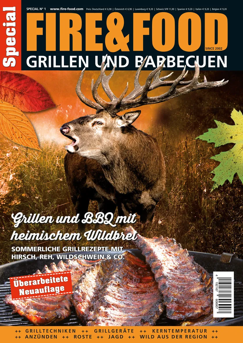 FIRE&FOOD Special No.1 Wild Grillheft 84 Seiten Digital