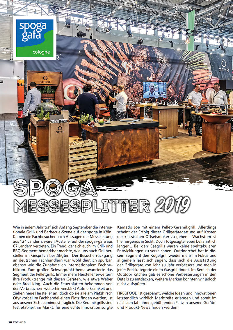FIRE&FOOD 2019/04 Magazin Galloway Räuchern Grill