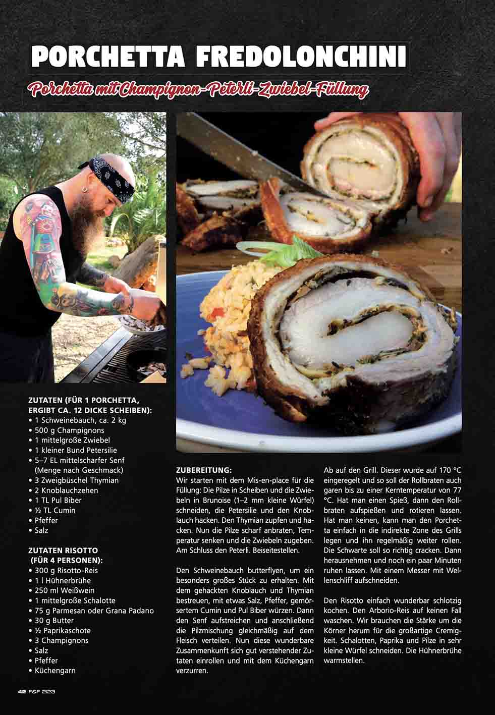 FIRE&FOOD Einzelausgaben Magazin 2023/02 Printausgabe Grillrezepte