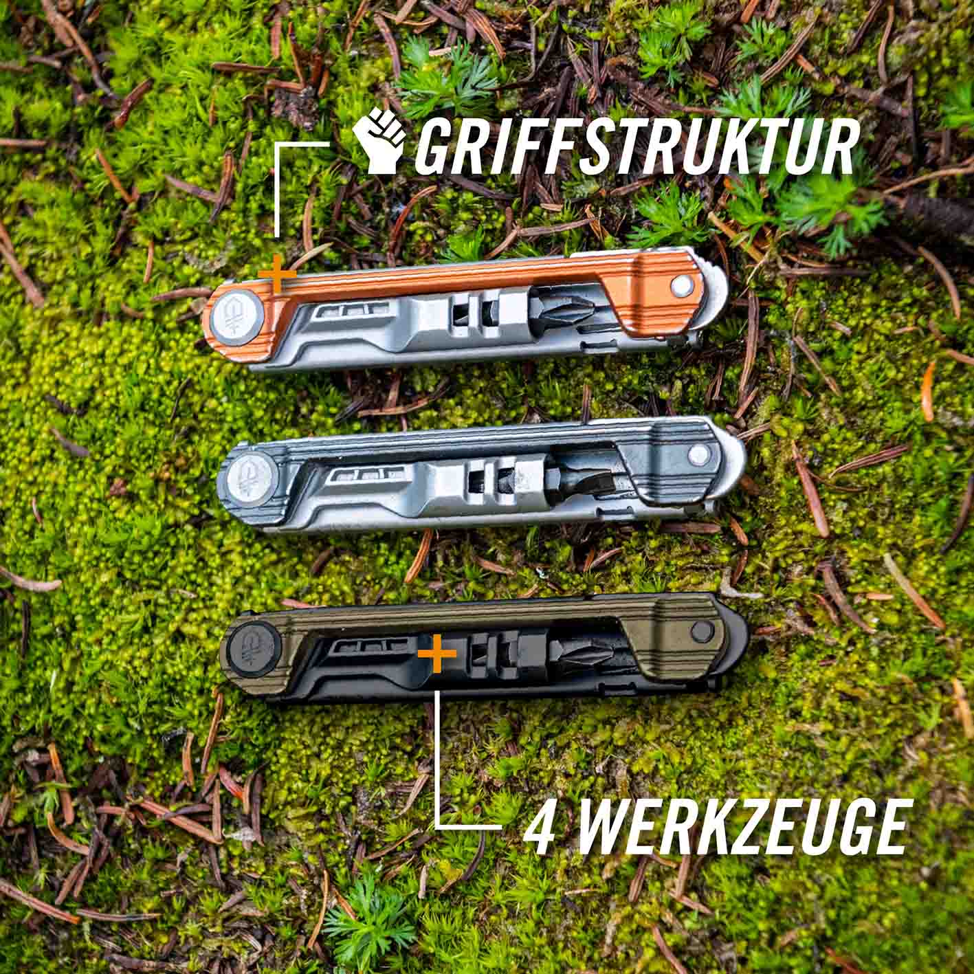 Gerber Armbar Slim Drive Multitool Orange einhändig