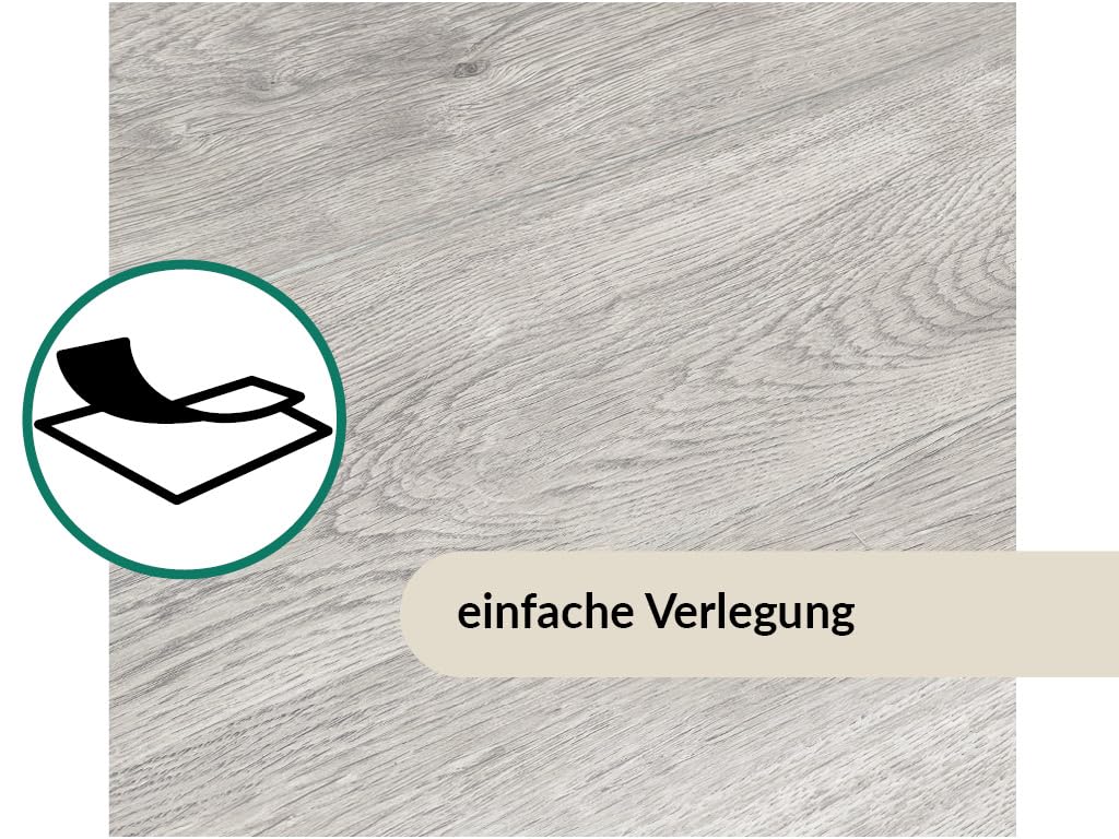 HPFloor Vinylboden selbstklebend Eiche Century 2 mm pflegeleicht