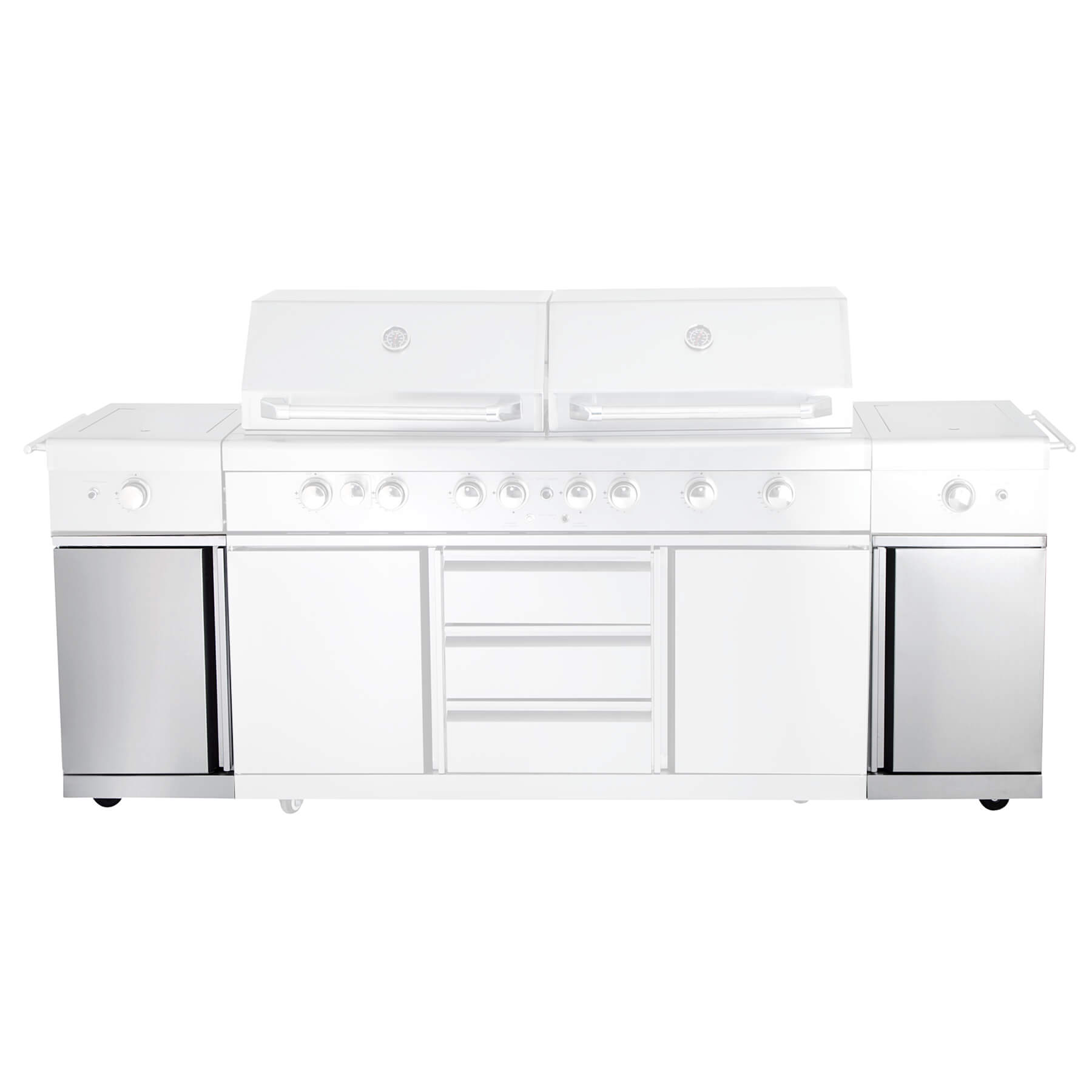 AllGrill Extrem light Seitenteile li.+re. 100910-1 40x61 cm