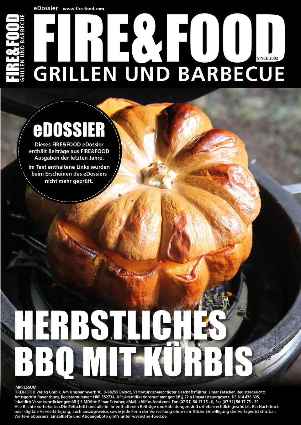 FIRE&FOOD eDossier Herbst BBQ Kürbis PDF 24 S.