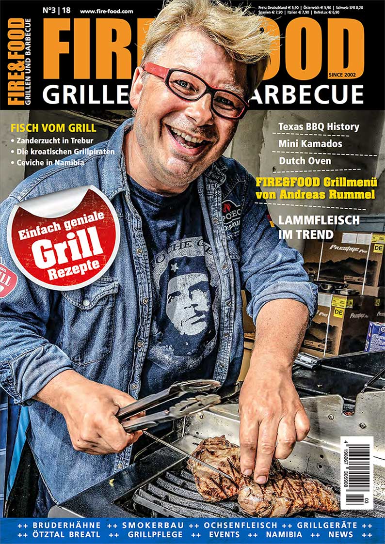 FIRE&FOOD 2018/03 Einzelausgabe Grillmagazin Digitalausgabe