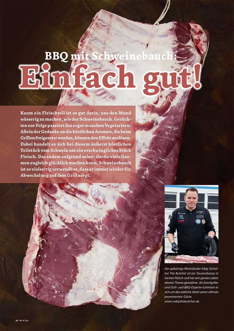 FIRE&FOOD Einzelausgaben 2024/01 Magazin Printausgabe Räuchern