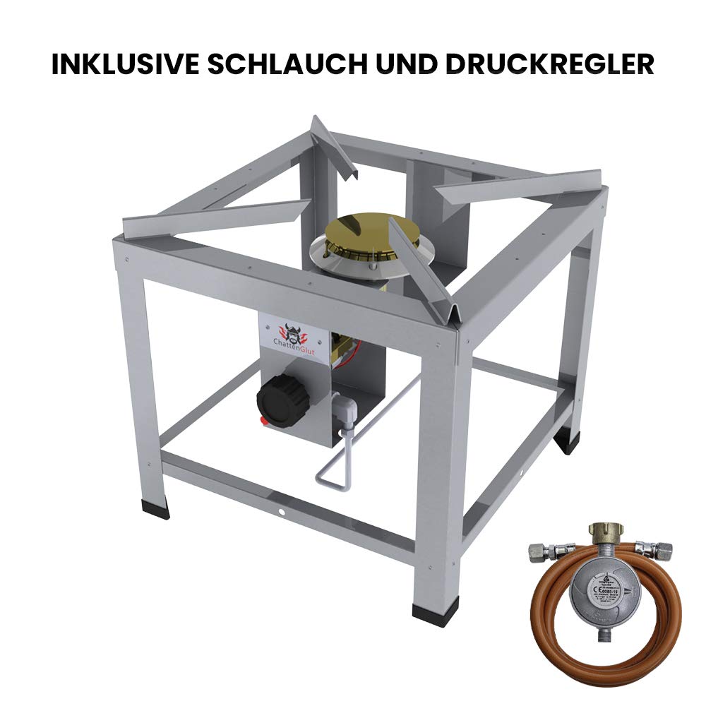 ChattenGlut Hockerkocher HK2000EV2 11kW Edelstahl