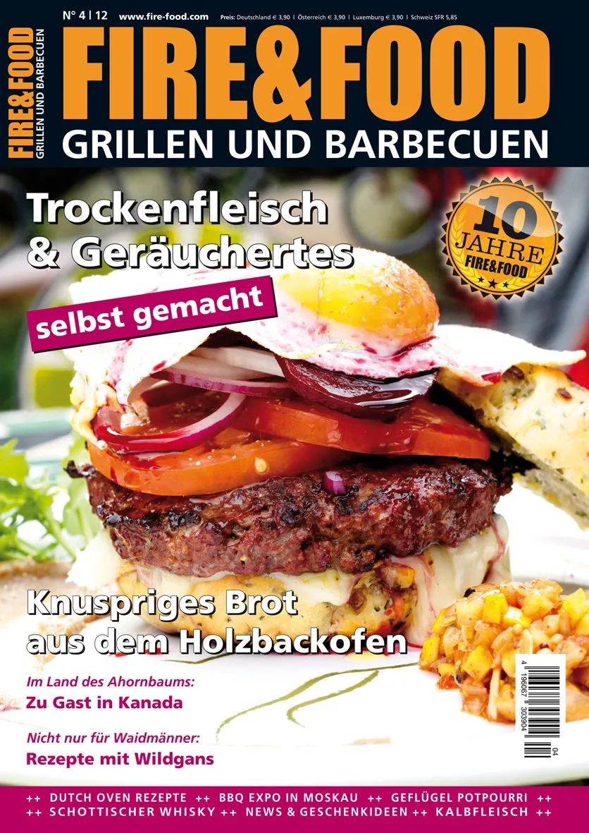 FIRE&FOOD 2012/04 Magazin Digitalausgabe 84 Seiten Grillrezepte