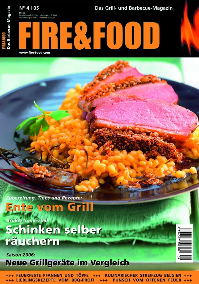 FIRE&FOOD 2005/04 Magazin Digitalausgabe PDF Räuchern