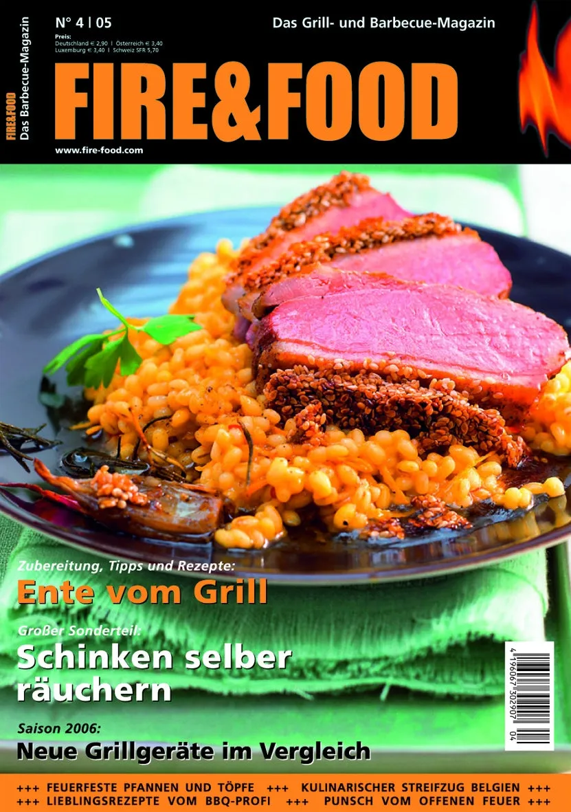 FIRE&FOOD 2005/04 Magazin Digitalausgabe PDF Räuchern