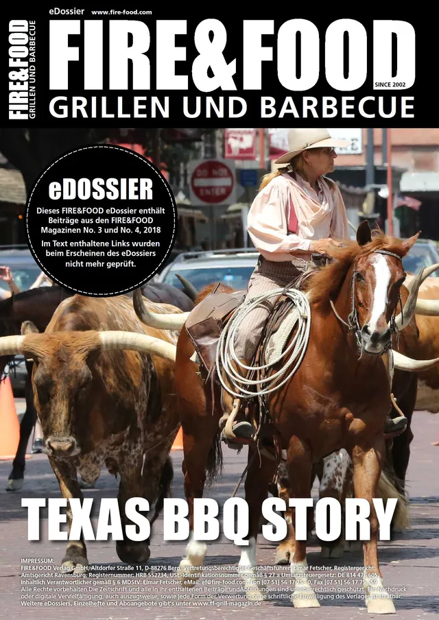 FIRE&FOOD eDossiers Texas BBQ Story eDossier PDF 12 Seiten