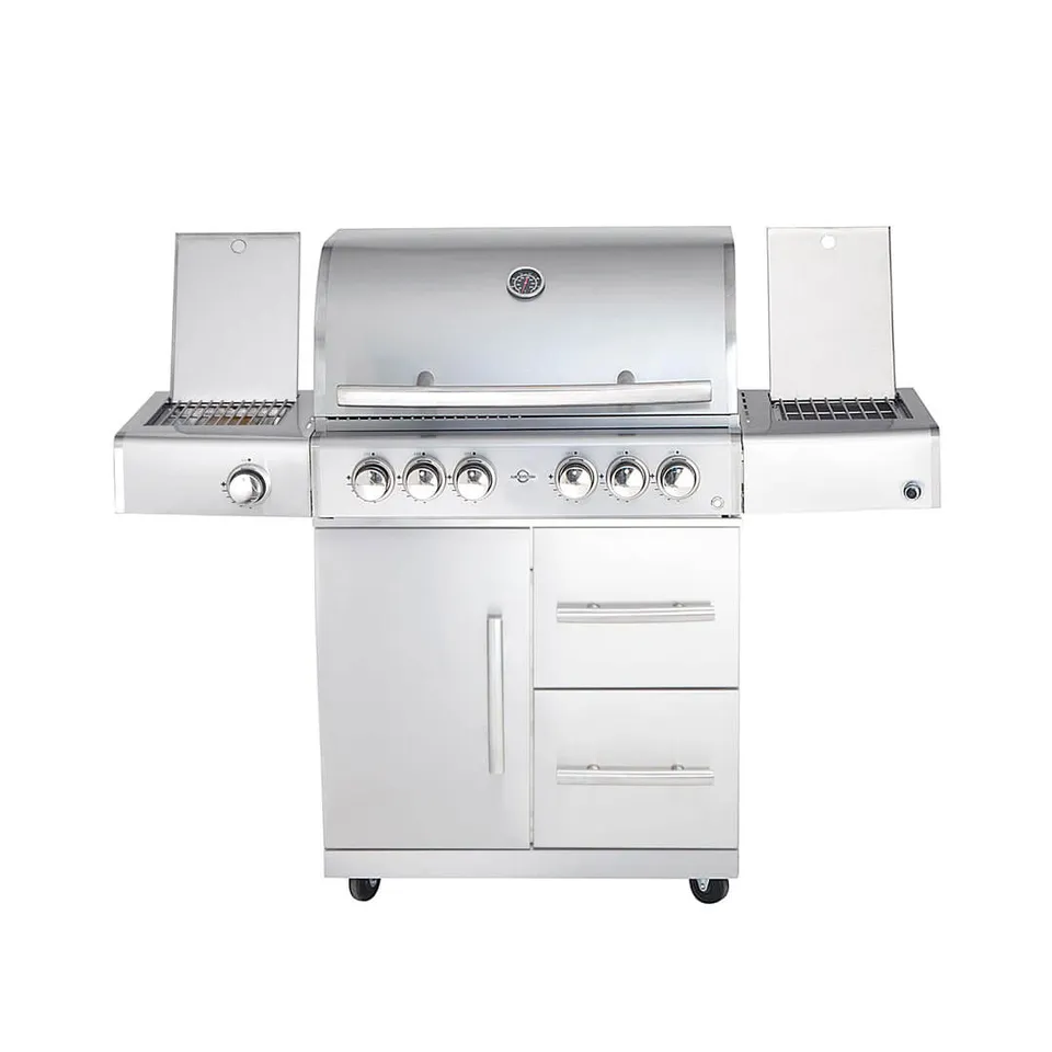 AllGrill Chef Modular S6 Gasgrill Edelstahl 4-flammig 20,7kW