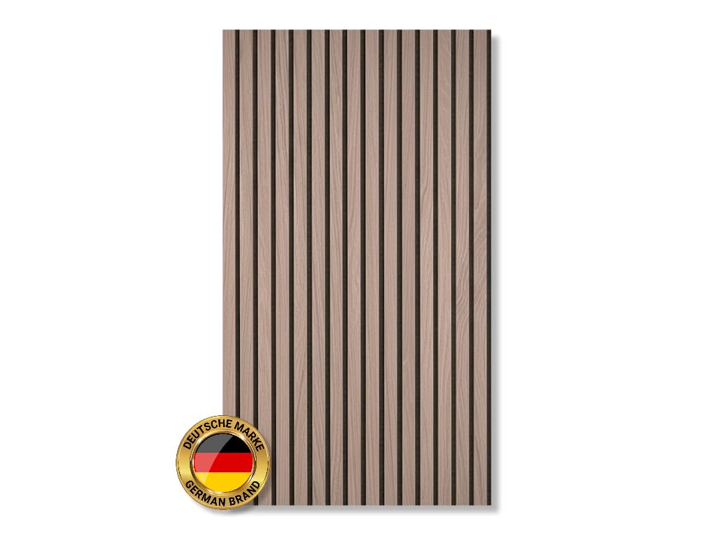 HPFloor Acoustic Panels Wandpaneel 240x60 Grey Oak Eiche