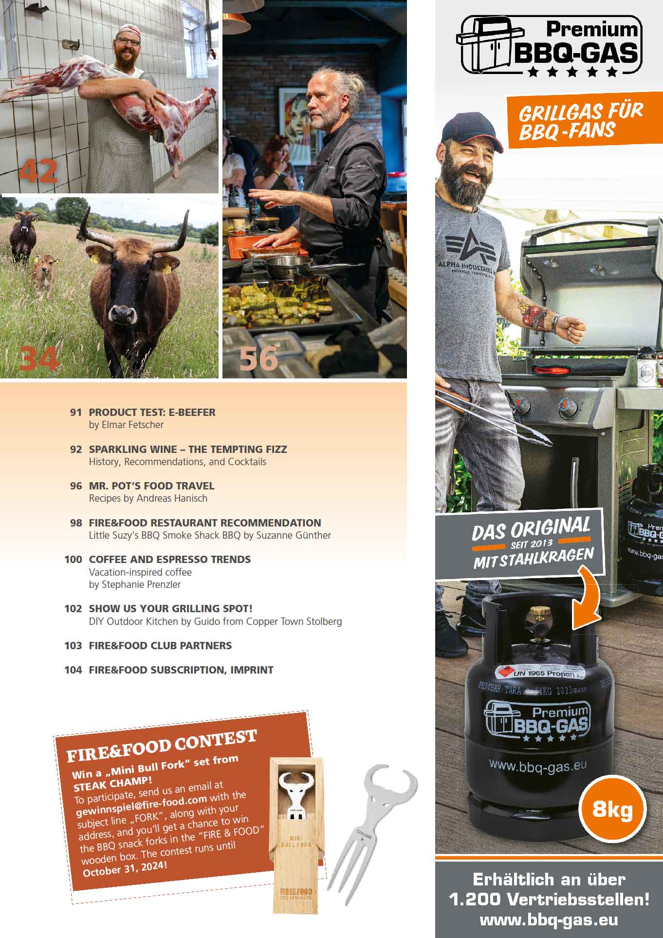 FIRE&FOOD 2024/03 Einzelausgabe Grillmagazin Digital Garten