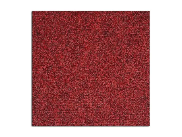 HPFloor Jersey Teppichfliese 50x50 cm rot selbstliegend