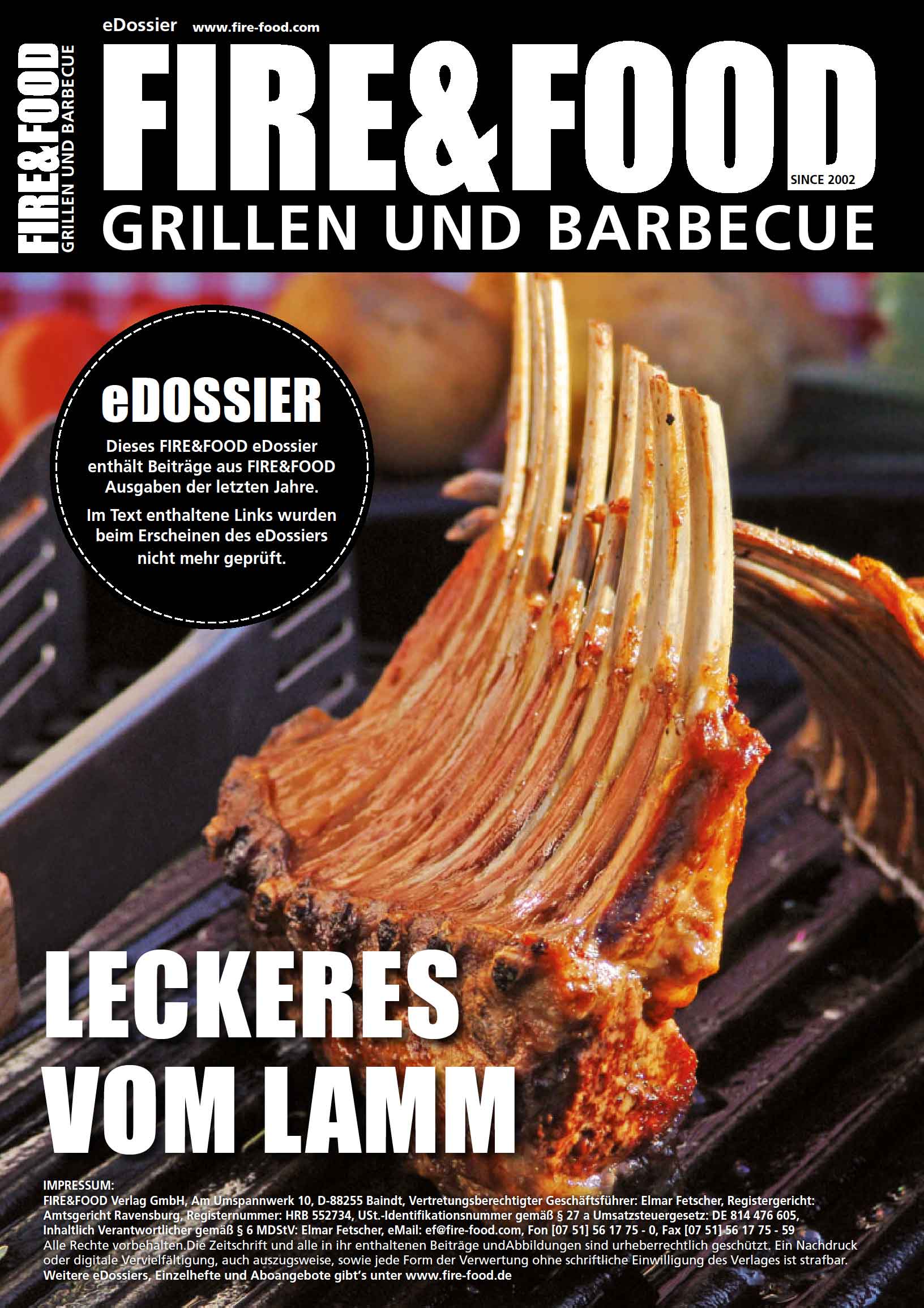FIRE&FOOD Leckeres vom Lamm eDossier PDF Grill