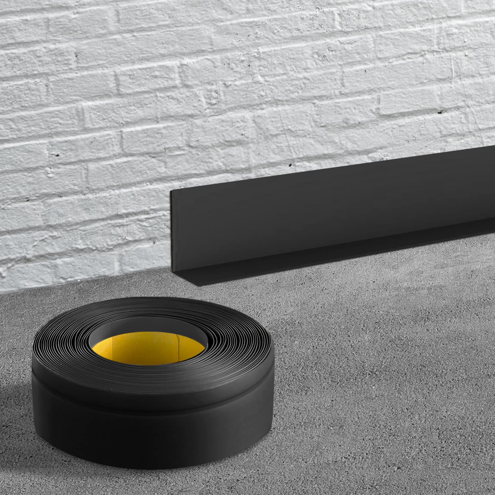 HPFloor Soft Skirting Boards Sockelleiste 10m Schwarz