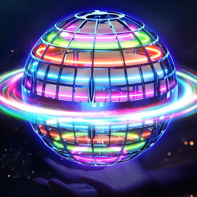 Ivtivfu Flying Orb Ball Hoverball LED Blau USB