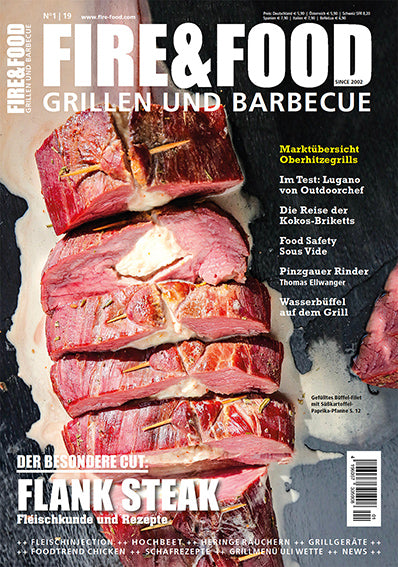 FIRE&FOOD 2019/01 Grillmagazin Print Digital 100 Seiten