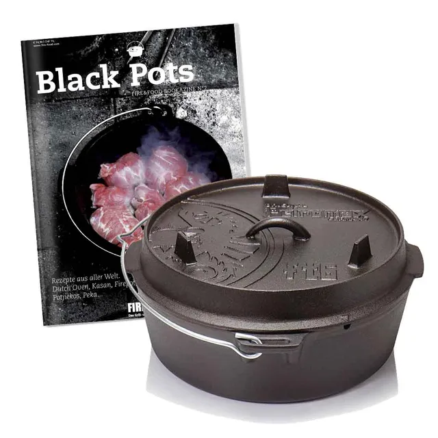 Petromax Feuertopf ft6-t Dutch Oven Gusseisen ohne Füße Bookazine