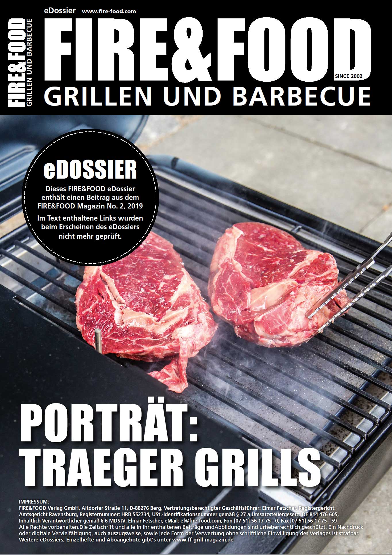 FIRE&FOOD eDossier Traeger Grills PDF 6 Seiten
