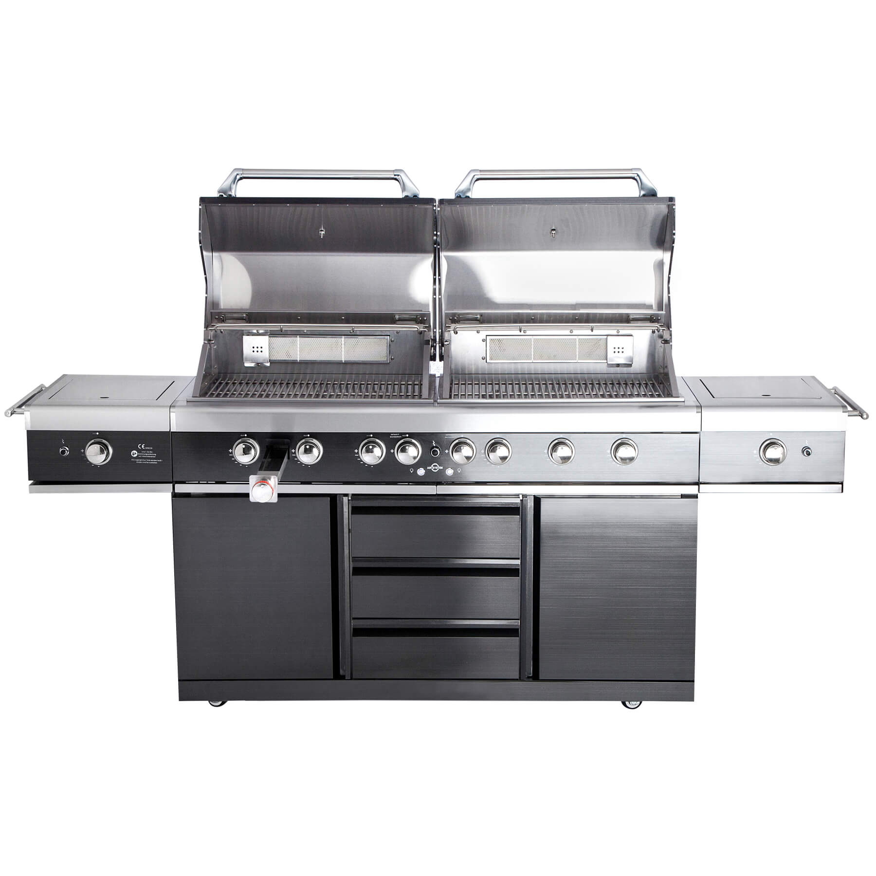AllGrill Extrem Light Außenküche black 6-Brenner