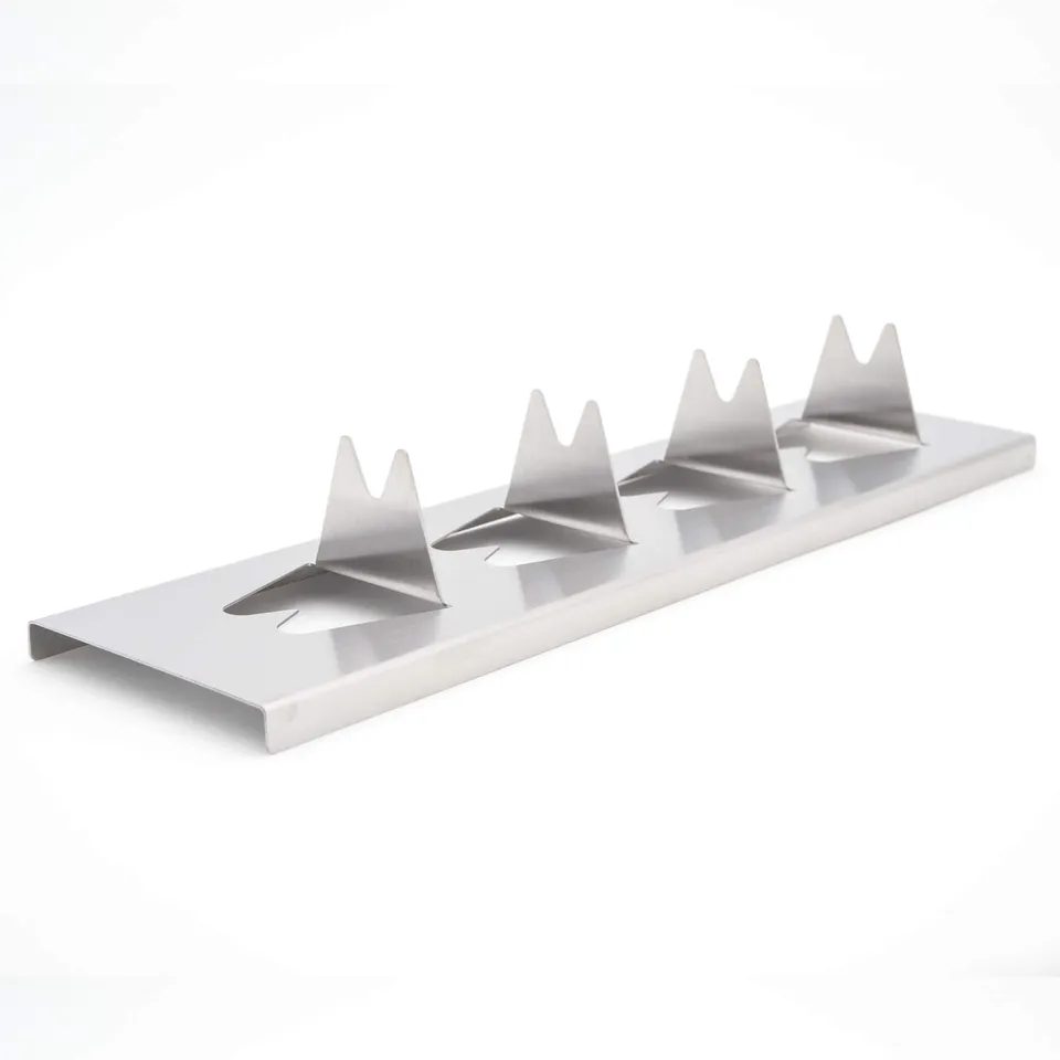 AllGrill Kartoffel-Halter Potato Rack Edelstahl für 4 Stück