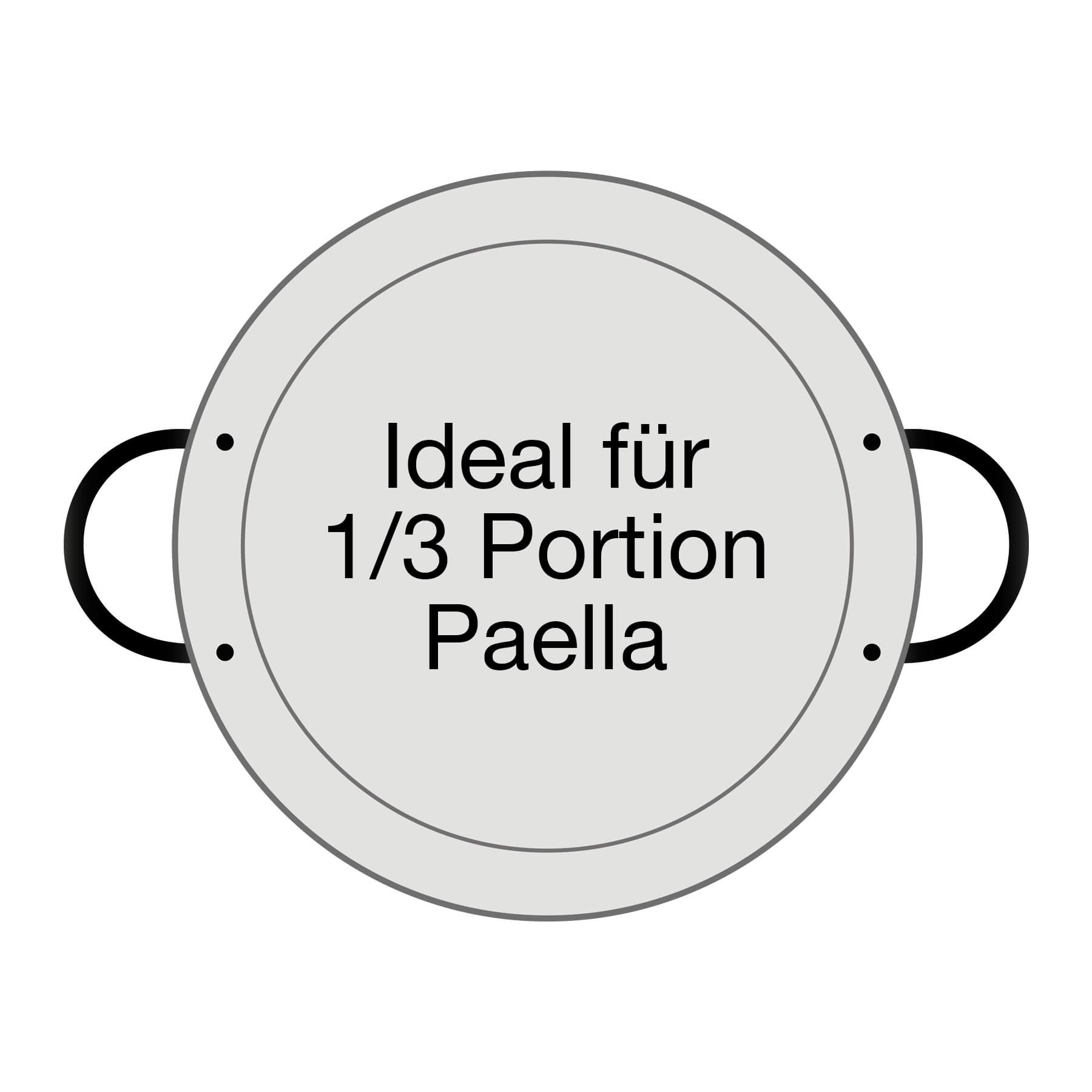AllGrill Paella World Paella-Pfanne Stahl poliert 24 cm 1 Portion