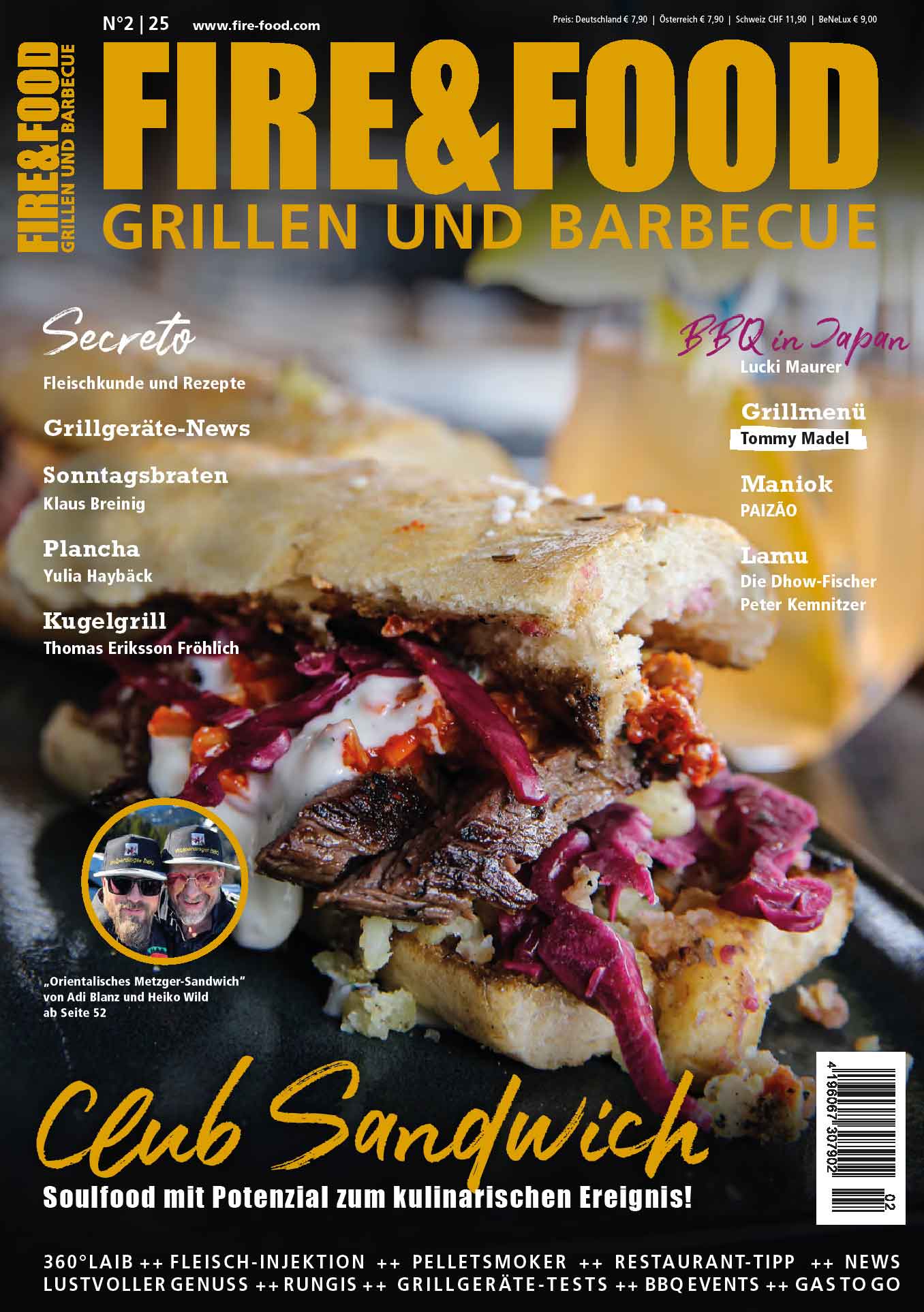 FIRE&FOOD Einzelausgaben 2025/02 Magazin Printausgabe international