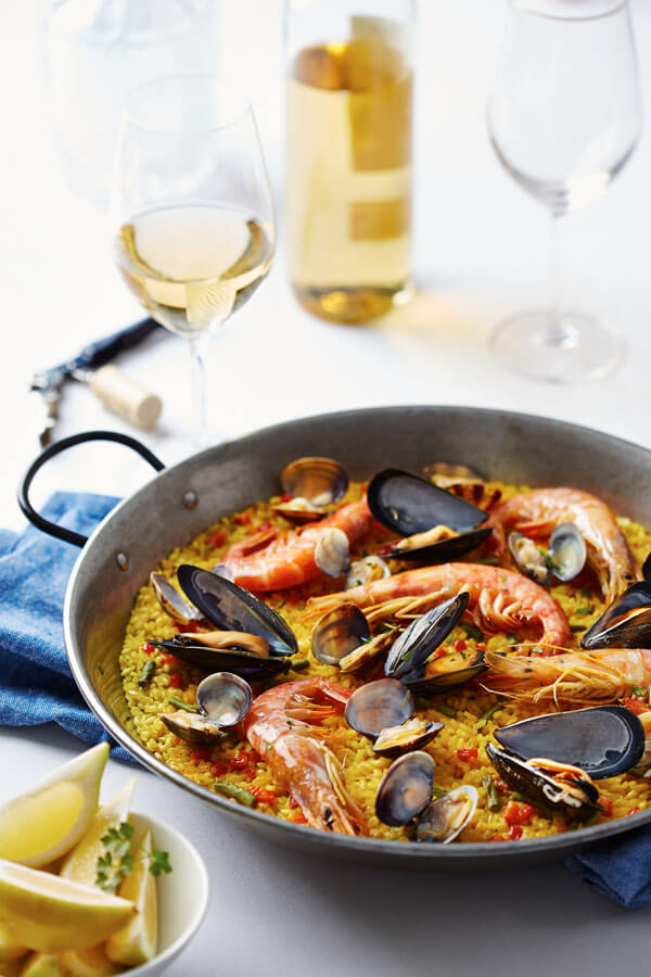 PAELLA WORLD Comfort-Line-Set Paellapfanne 46 cm 9 kW