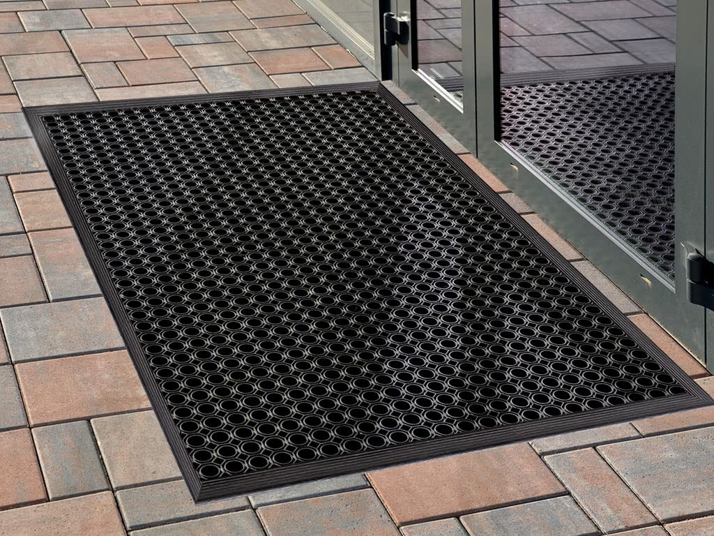 HPFloor Ringgummimatte Wabenmatte 90x150 cm 14 mm ölfest