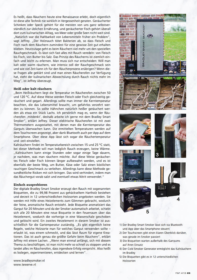 FIRE&FOOD 2019/04 Magazin Galloway Räuchern Grill