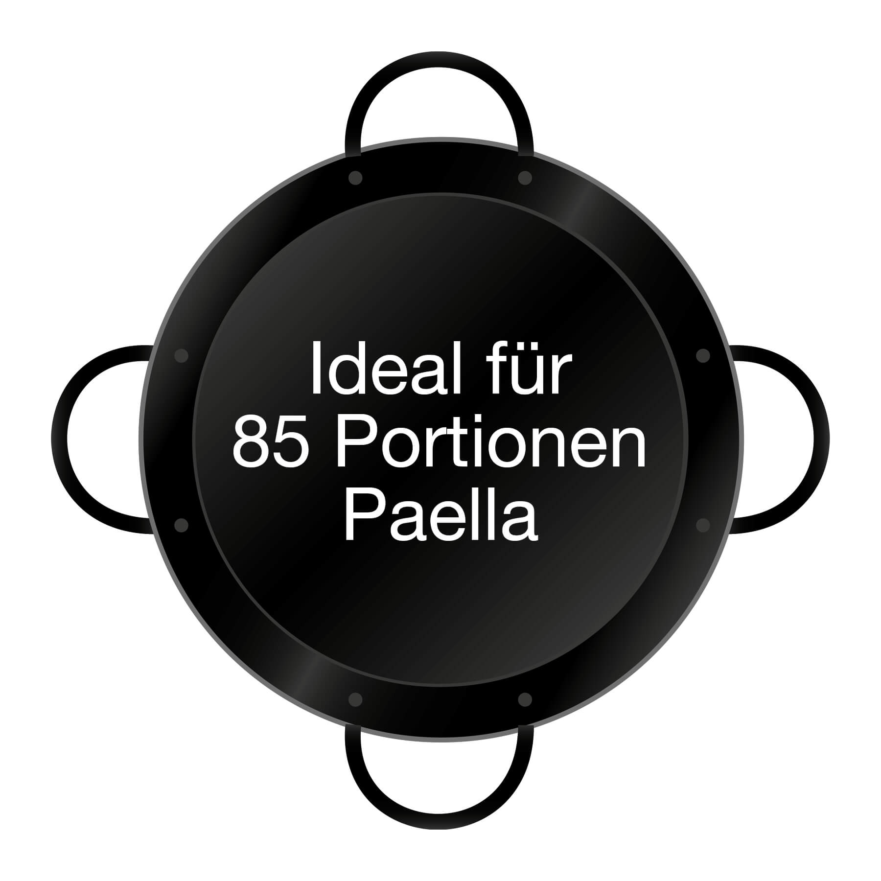 AllGrill Paella World Pfanne emailliert 100 cm für 85 Portionen