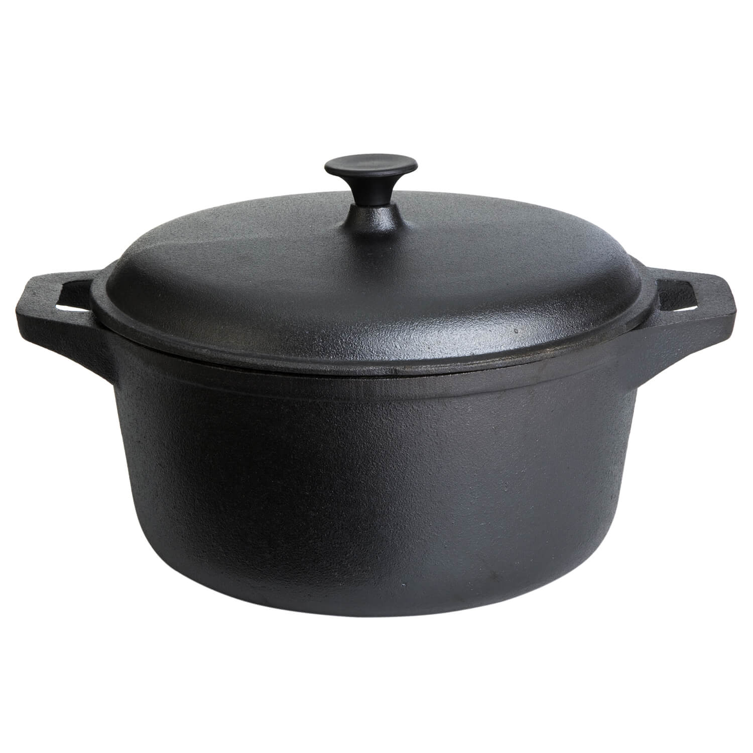 AllGrill Gusstopf Gusseisen 24cm 4,1L mit Deckel