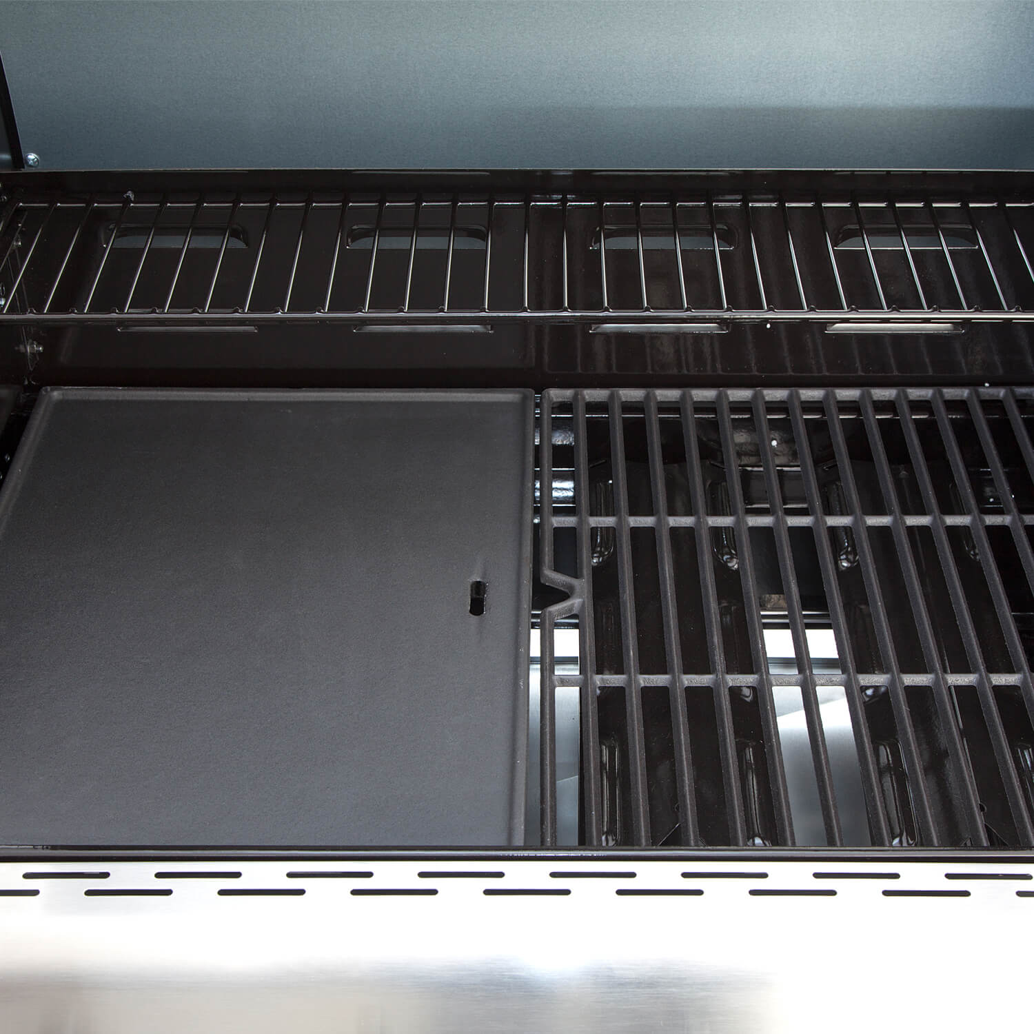 AllGrill Basic-Line Festival Gasgrill Edelstahl schwarz 15,5kW