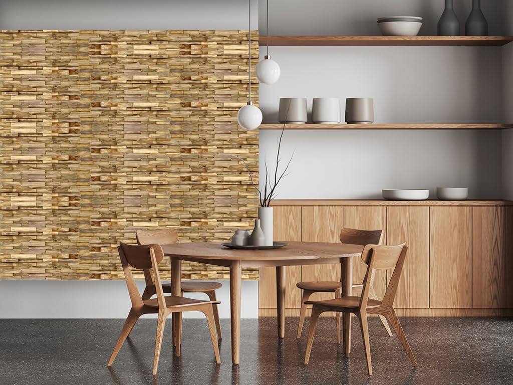 HPFloor Wall Paneling Teak Sakura 65x20 Wandverkleidung 8er
