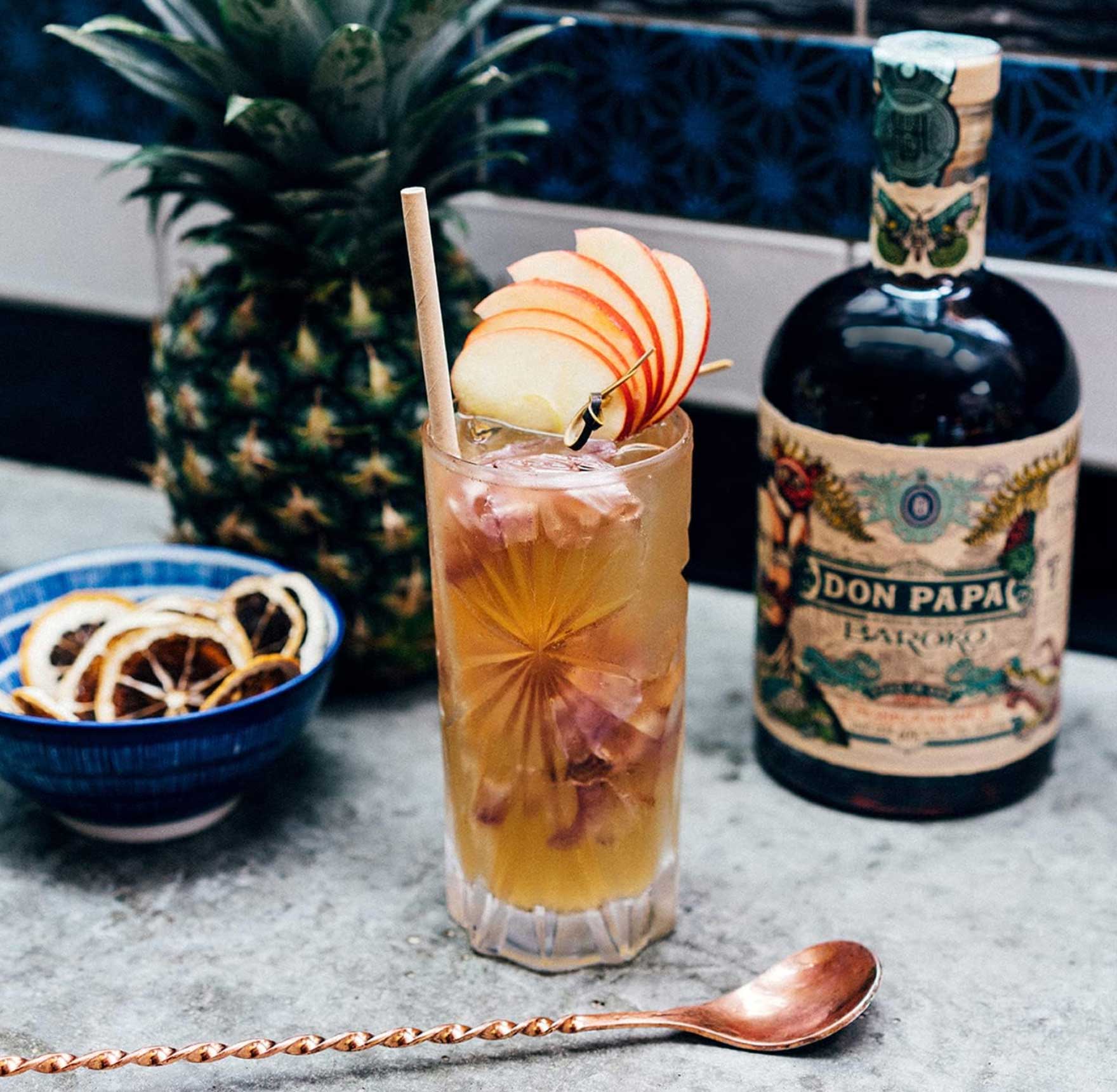 Don Papa Baroko Rum 0,7 l 40% Vol Flasche Vanille-Honig