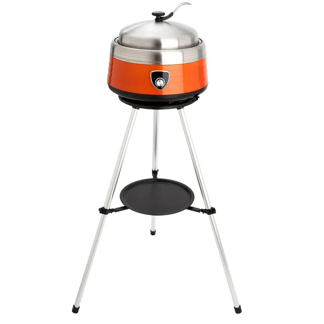 AllGrill Grillzubehör Vulcano Holzkohlegrill orange Ø38cm Dreibein