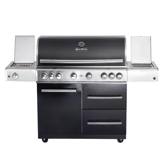 AllGrill Chef Modular S25 XL Gasgrill schwarz 6-flammig