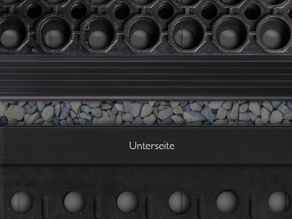 HPFloor Ringgummimatte Wabenmatte 90x150 cm 14 mm ölfest