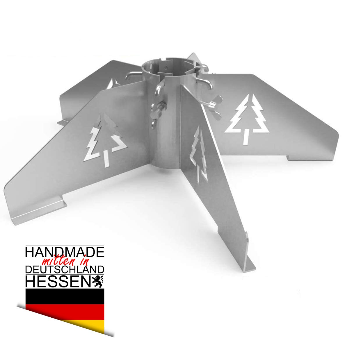 ChattenGlut Christbaumständer Edelstahl 721mm Designer