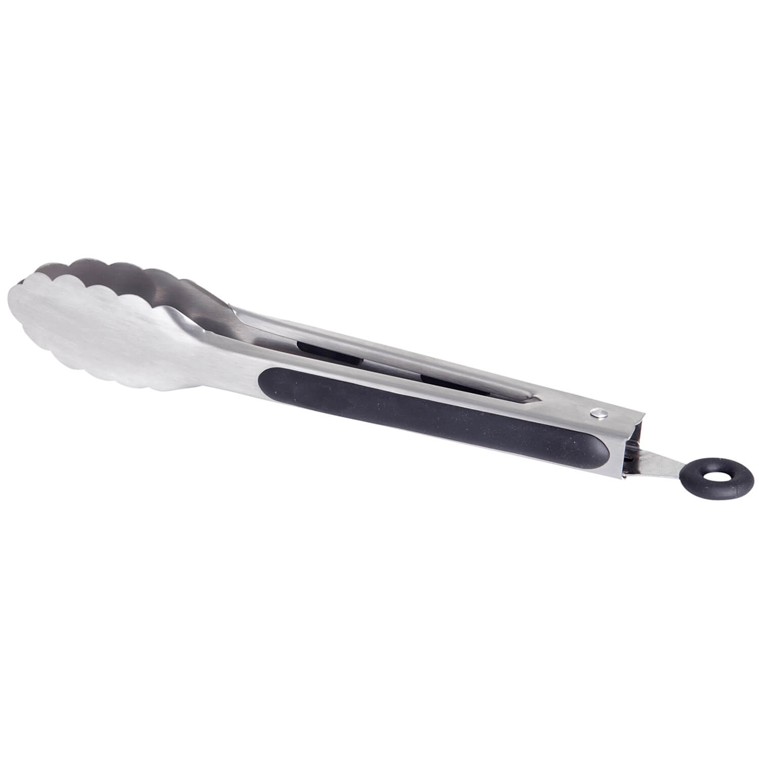 AllGrill Grillzange Edelstahl 41 cm mit gummiertem Griff