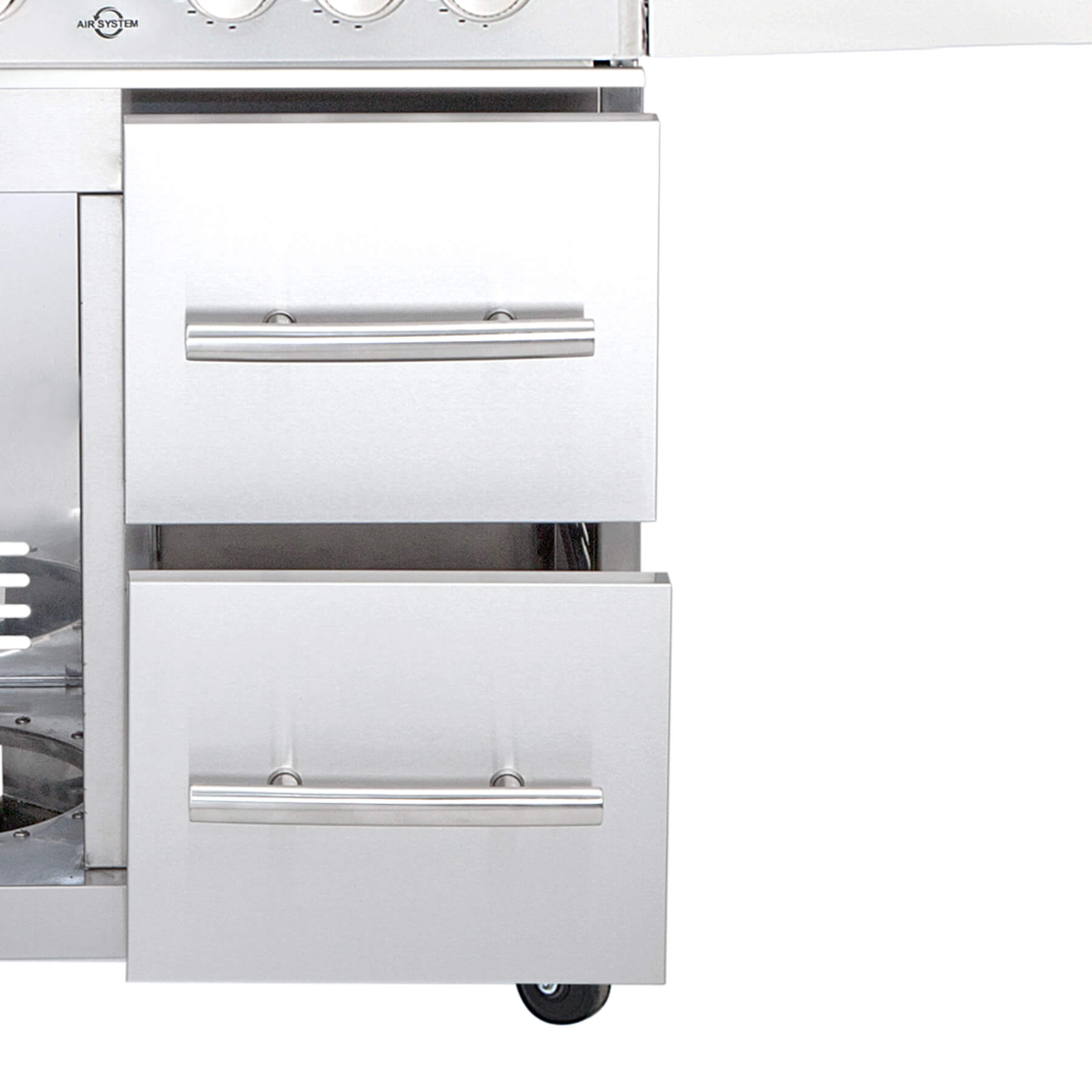 AllGrill Grillzubehör Schubladen-System rechts Modular Chef XL Edelstahl