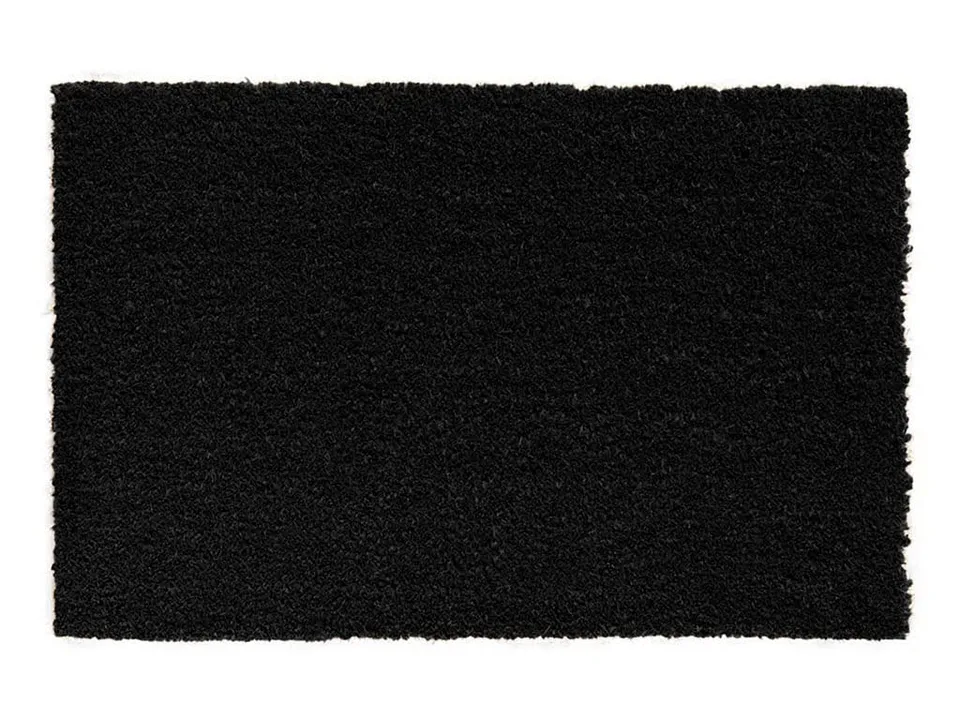 HPFloor Coconut Mats Kokosmatte 60x40 cm Schwarz Fußmatte