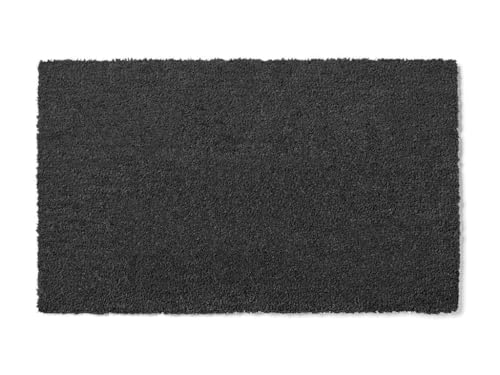 HPFloor Kokosmatte 100x400 Grau Fußmatte 17mm rutschfest
